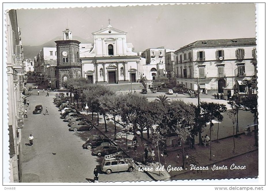 TORRE DEL GRECO ( NAPOLI ) PIAZZA SANTA CROCE - EDIZ. VENDITTI - Torre Del Greco