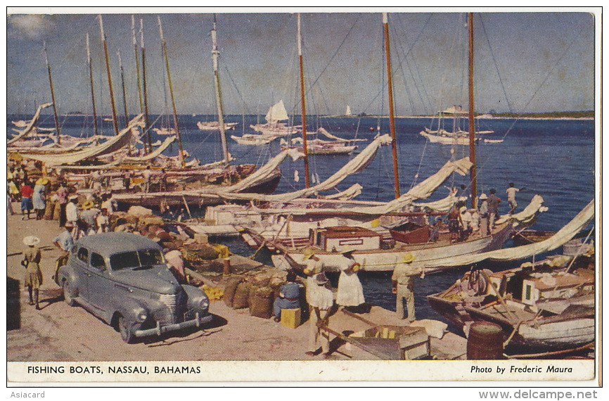 Fishing Boats Nassau Photo Frederic Maura American Car - Bahamas