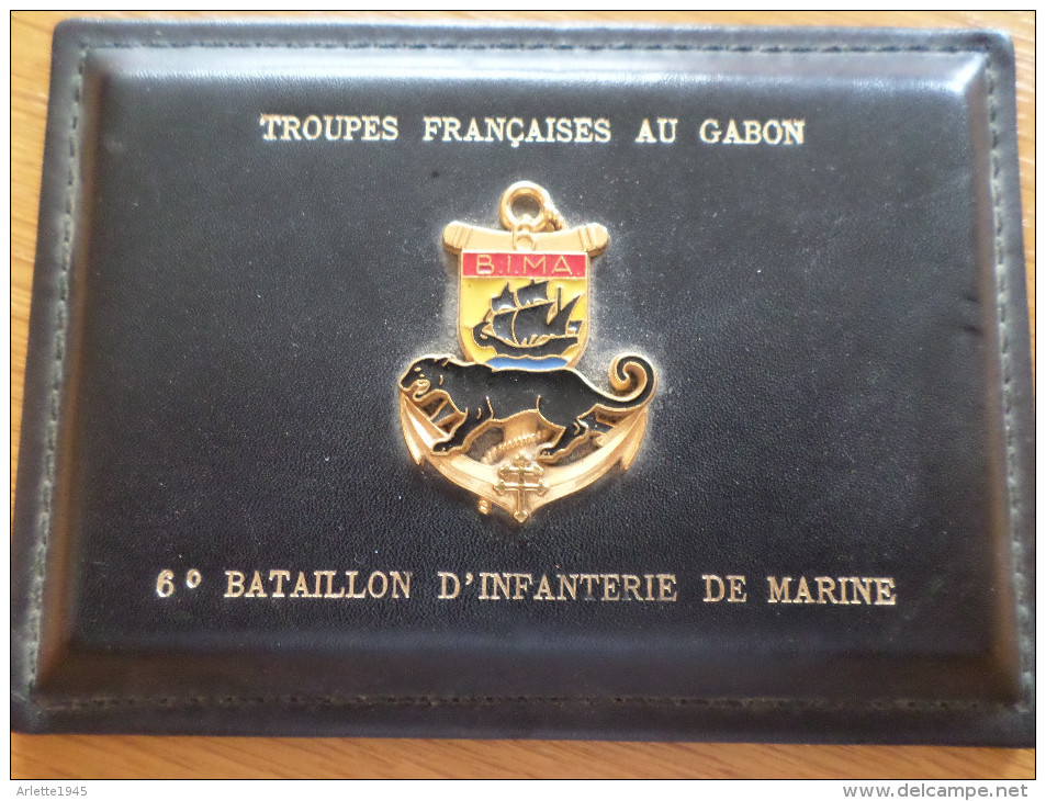 TROUPES FRANCAISES AU GABON 6e BATAILLON D'INFANTERIE DE MARINE  B I M A - Marinera