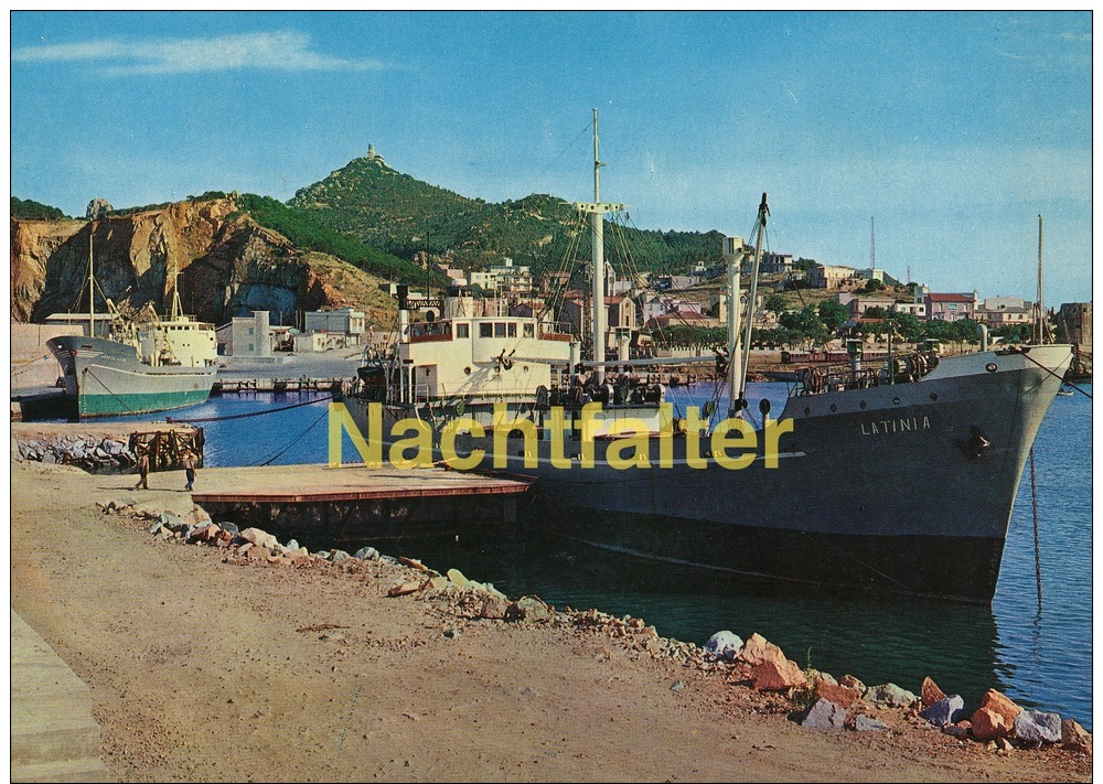 AK - Schiffe - Frachtschiff - "Latinia" In Arbatax / Sardinien - Handel