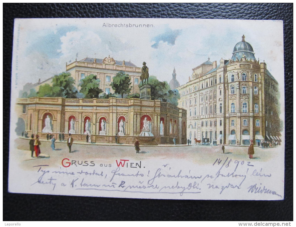 AK WIEN Litho 1899 //  V4501 - Vienna Center