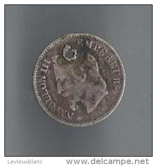 France/ Empire Français/Napoléon III/ Piéce  De 20 Centimes/Percée/A/ Barre/1867  D497 - Vor 1871