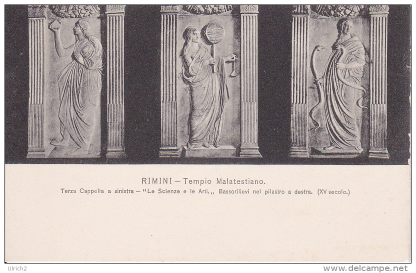 PC Rimini - Tempio Malatestiano - Terza Cappella A Sinistra - Le Scienze E Le Arti (5350) - Rimini