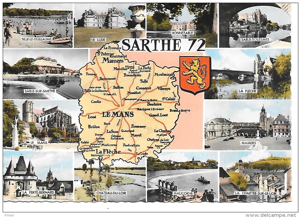 LA SARTHE - 72 - Cartes Stéréoscopiques