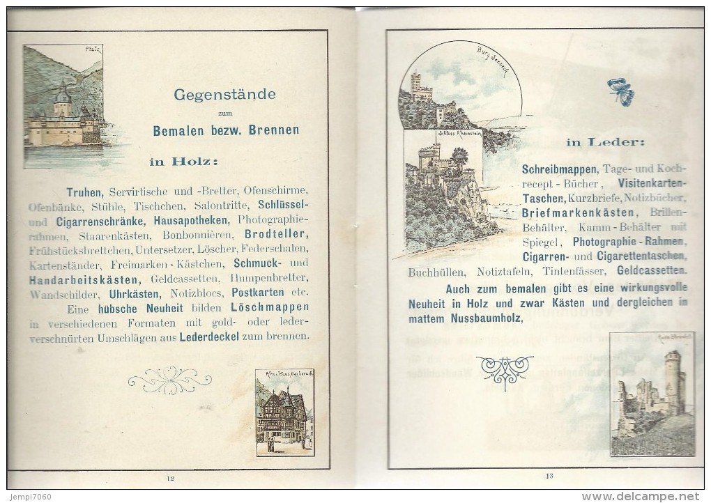 Katalog von A. HENRY Bonn, Fröhliche Weihnachten 1895 - Catalogue A. HENRY Bonn, Joyeux Noël 1895