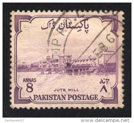 Pakistan 1955 Oblitéré Rond Used Stamp Jute Mill Usine De Jute - Pakistan