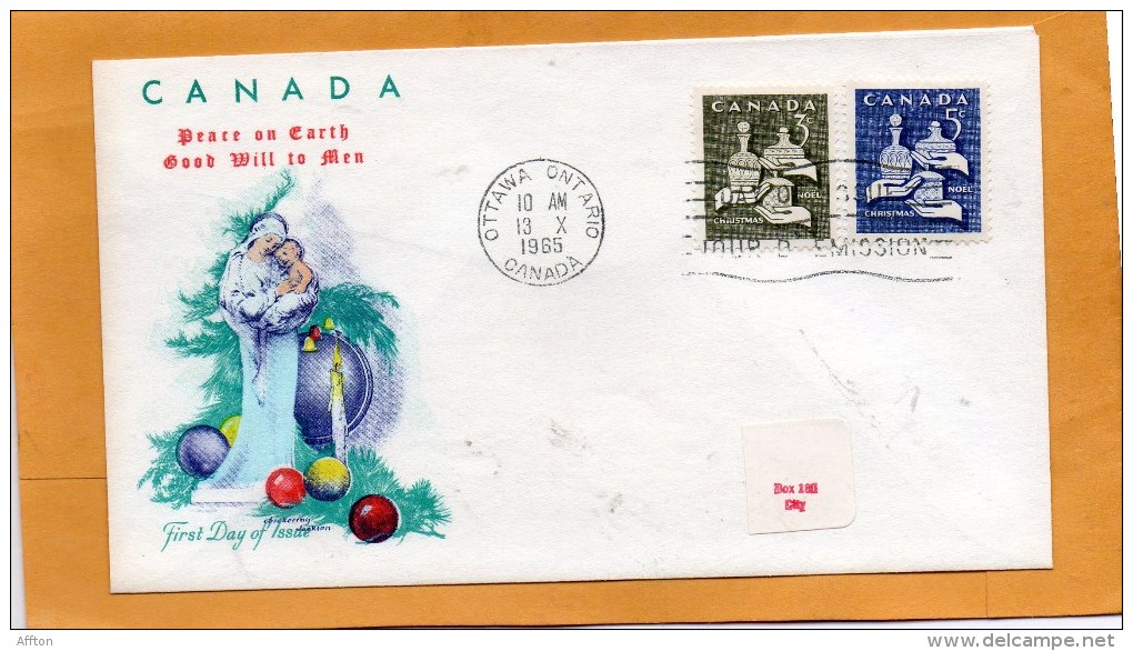 Canada 1965 FDC - 1961-1970