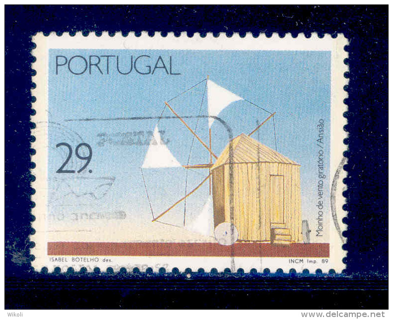 ! ! Portugal - 1989 Windmills - Af. 1894 - Used - Oblitérés