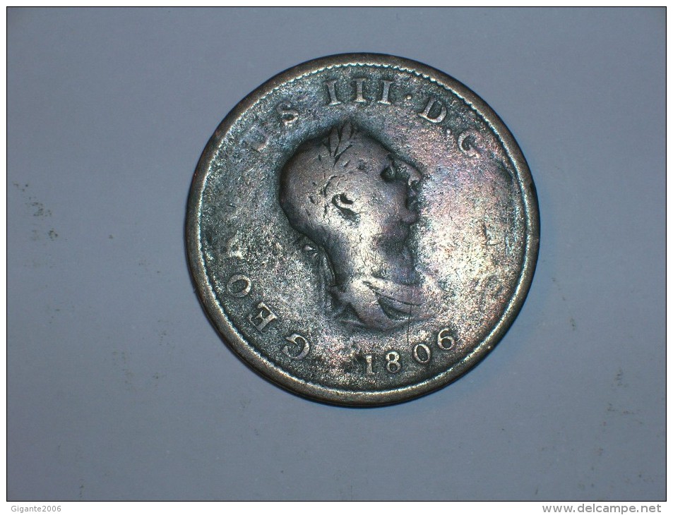 Gran Bretaña 1/2 Penique 1806 (5431) - B. 1/2 Penny