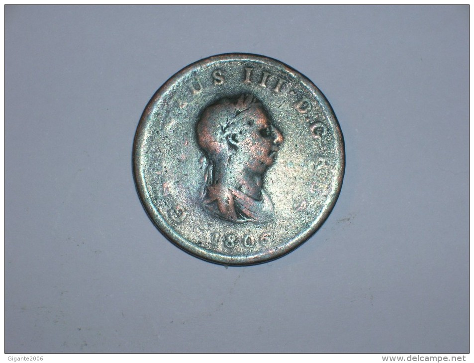 Gran Bretaña 1/2 Penique 1806 (5433) - B. 1/2 Penny