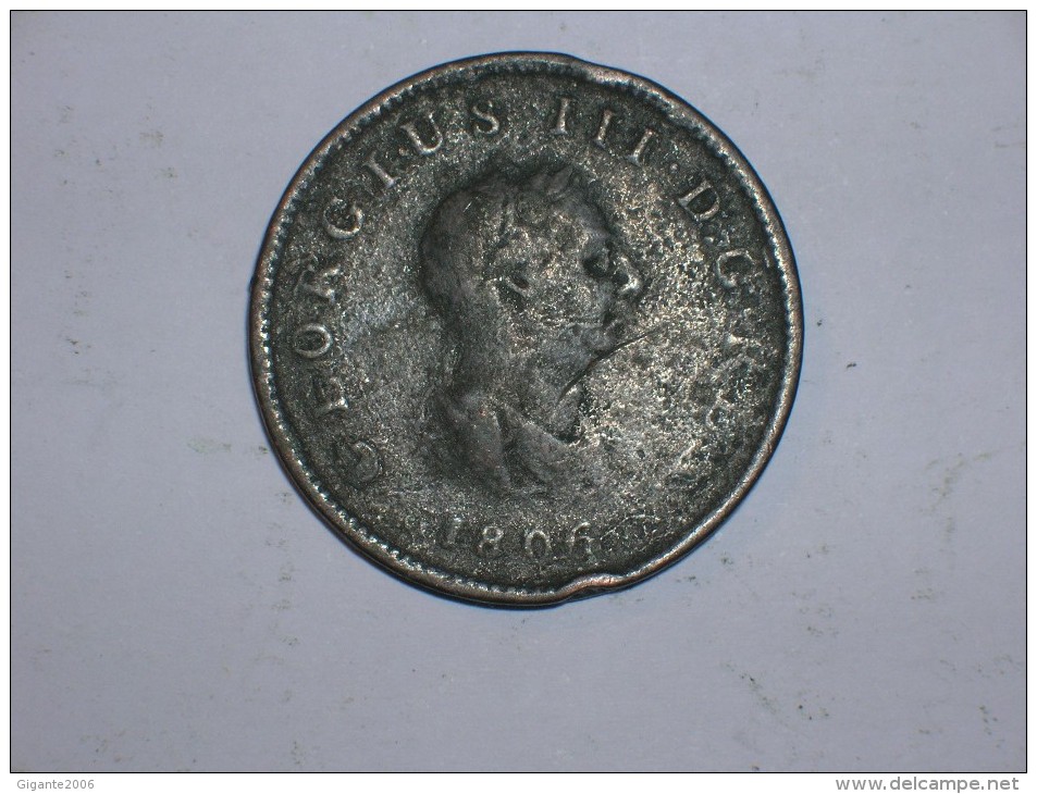 Gran Bretaña 1/2 Penique 1806 (5434) - B. 1/2 Penny