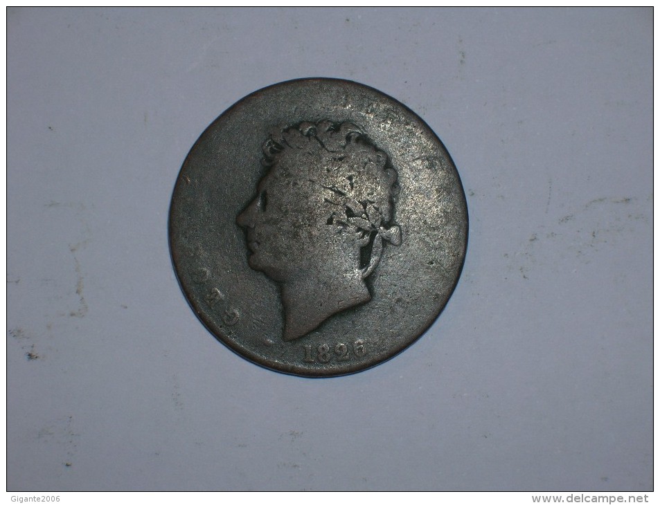 Gran Bretaña 1/2 Penique 1826 (5437) - C. 1/2 Penny