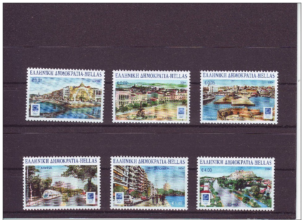 ATHENS 2004 13TH ISSUE :OLYMPIC CITIES  MNH** FV=5.95 EUROS - Ungebraucht