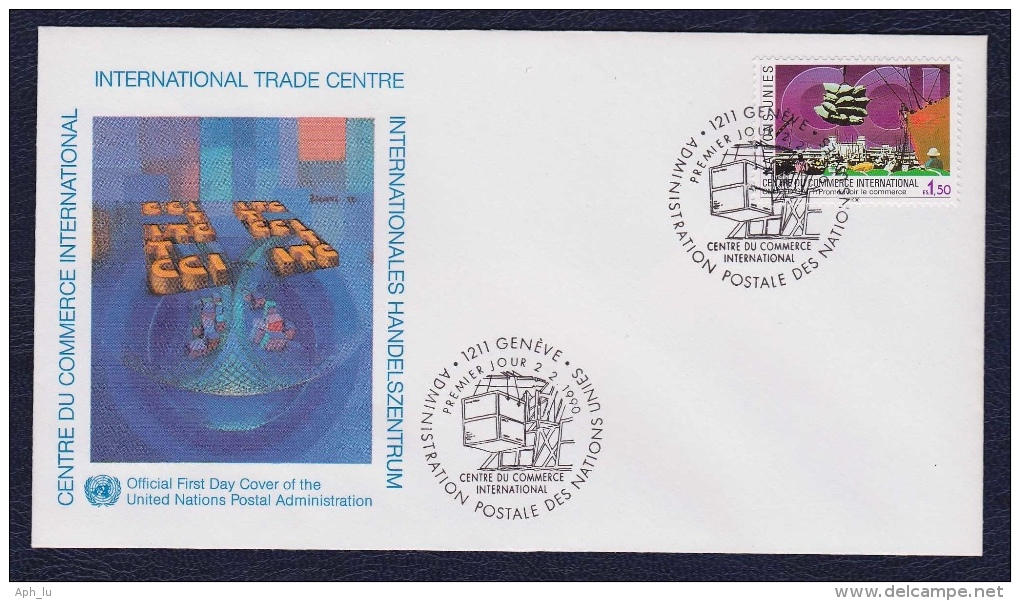 1990 - Internationales Handelszentrum (v021) - FDC