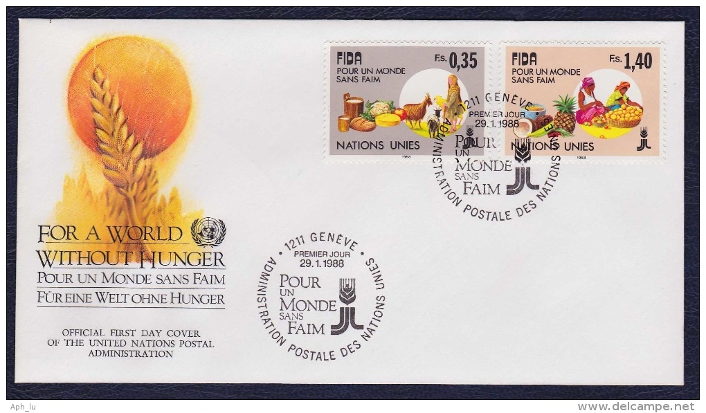 1988 - Für Eine Welt Ohne Hunger (v027) - FDC