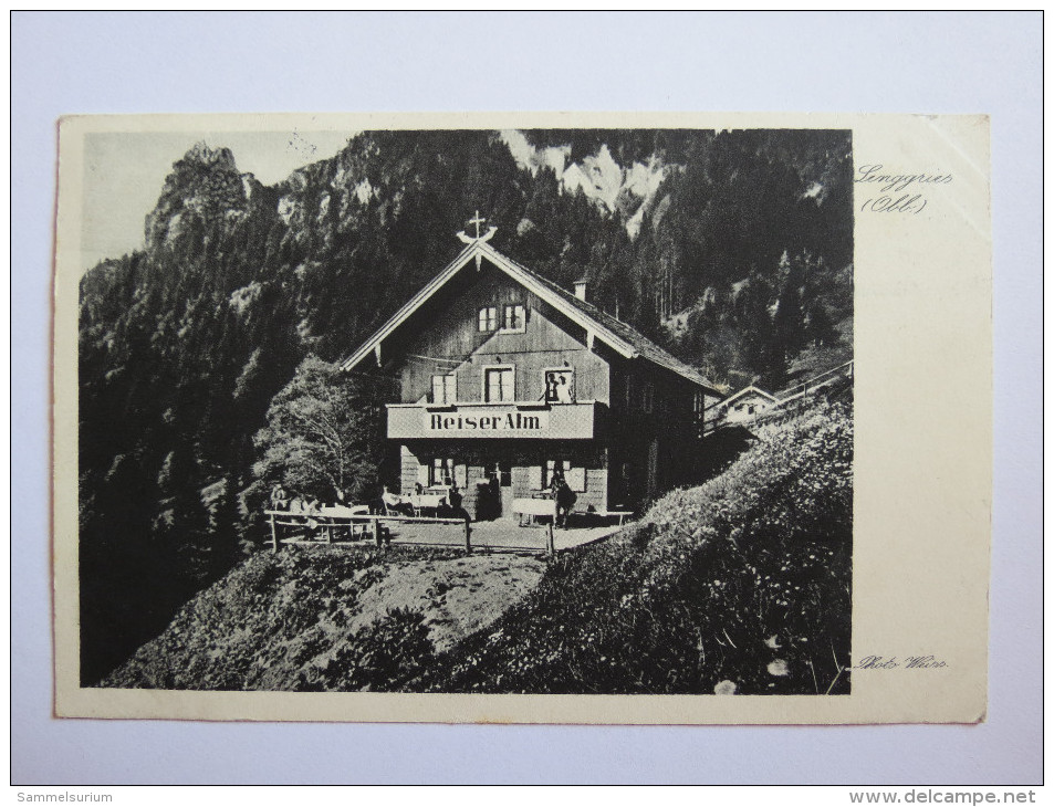 (4/6/67) AK "Lenggries" Reiser Alm Mit Demmelspitze, Um 1935 - Lenggries