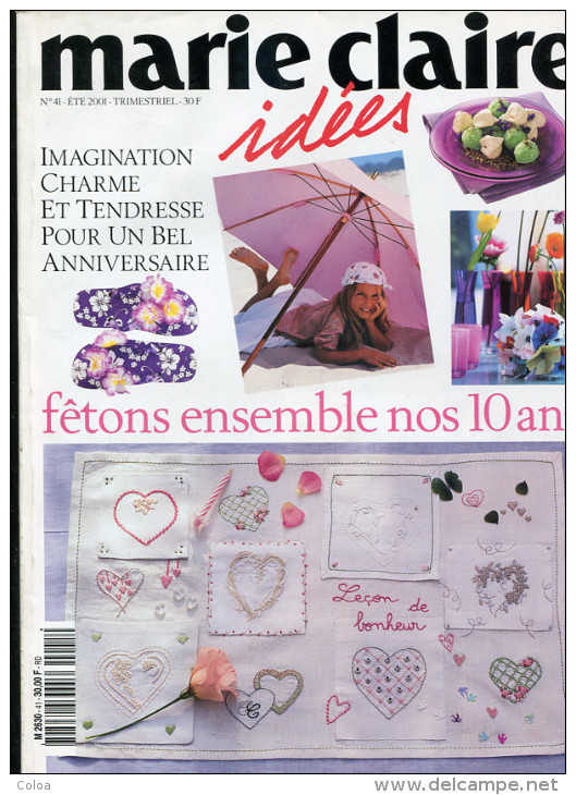 MARIE CLAIRE IDEES N° 41 été 2001 - House & Decoration