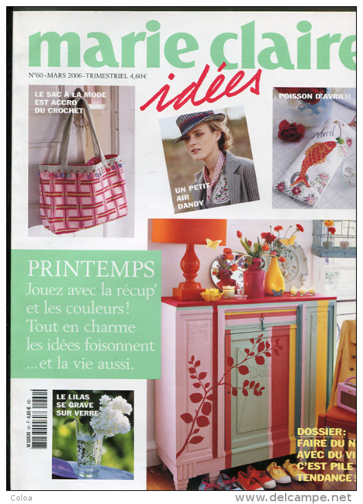 MARIE CLAIRE IDEES N° 60  Mars 2006 - Maison & Décoration