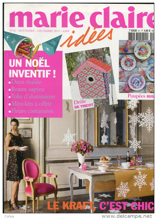 MARIE CLAIRE IDEES N° 81  Novembre - Décembre 2010 - Maison & Décoration