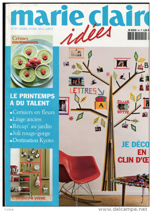 MARIE CLAIRE IDEES N° 83  Mars - Avril 2011 - Huis & Decoratie