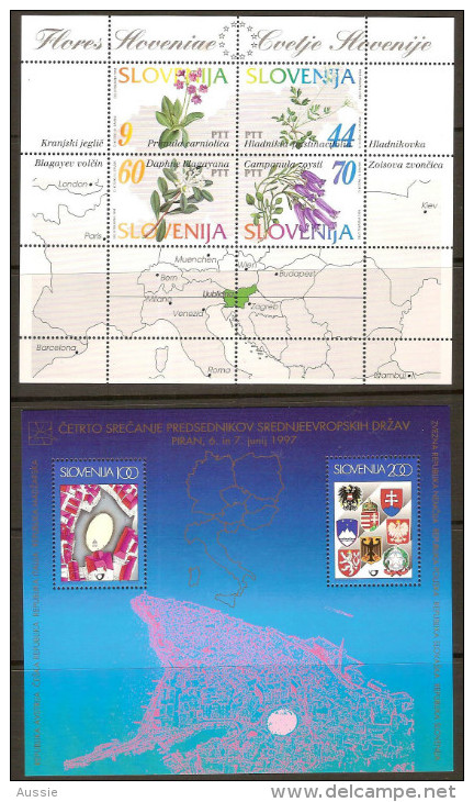 Slovenie Slovenija 1994 Et 1997  Yvertn° 1 Et 5 *** MNH Cote 10,50 Euro - Slowenien