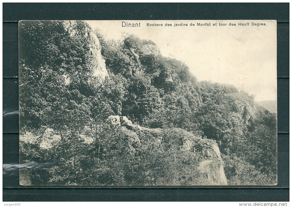 DINANT: Rochers Des Jardins De Monfat Et Tour Des Hault Degres, Niet Gelopen Postkaart (GA14265) - Dinant