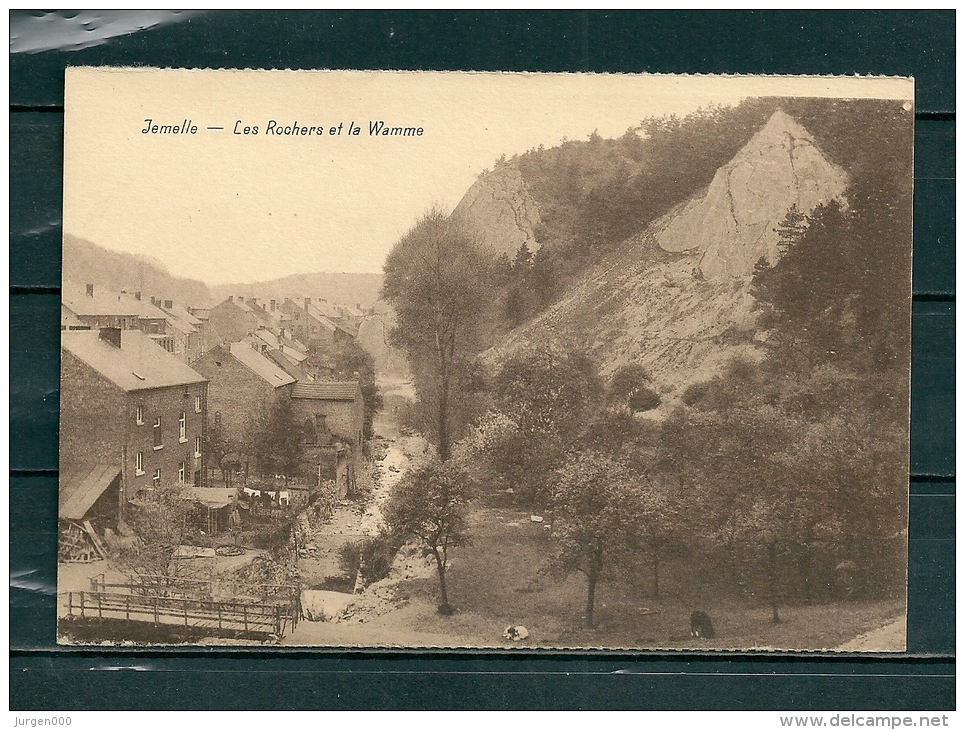 JEMELLE: Les Rochers Et La Wamme, Niet Gelopen Postkaart  (GA14537) - Autres & Non Classés