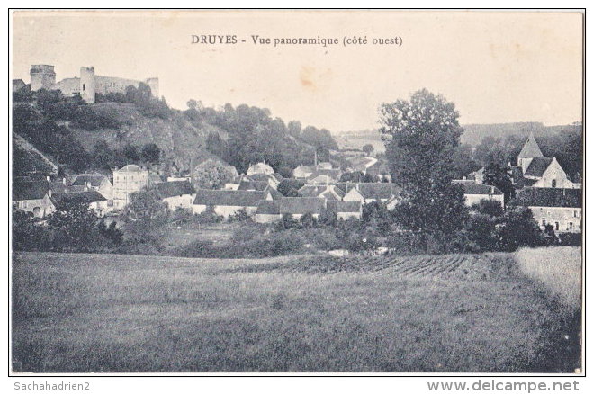 89. DRUYES. Vue Panoramique (côté Ouest) - Autres & Non Classés