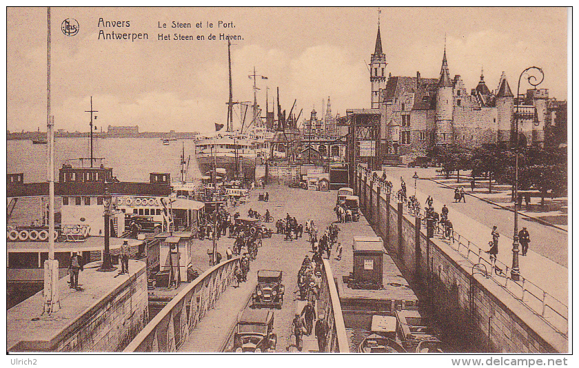 CPA Anvers - Le Steen Et Le Port (5408) - Antwerpen