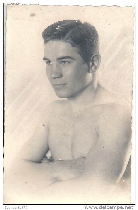 NORD PAS DE CALAIS - 62 - PAS DE CALAIS - LIEVIN - Simon BACKO Boxeur Polonais - Rare Photo Carte Environ 1930 - Boksen