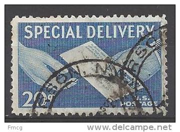 1954 Special Delivery, 20 Cents, Used - Special Delivery, Registration & Certified