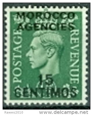 Grossbritannien Marokko König Georg VI. 5 C. + 10 C. + 15 C. Ungebraucht - Ongebruikt