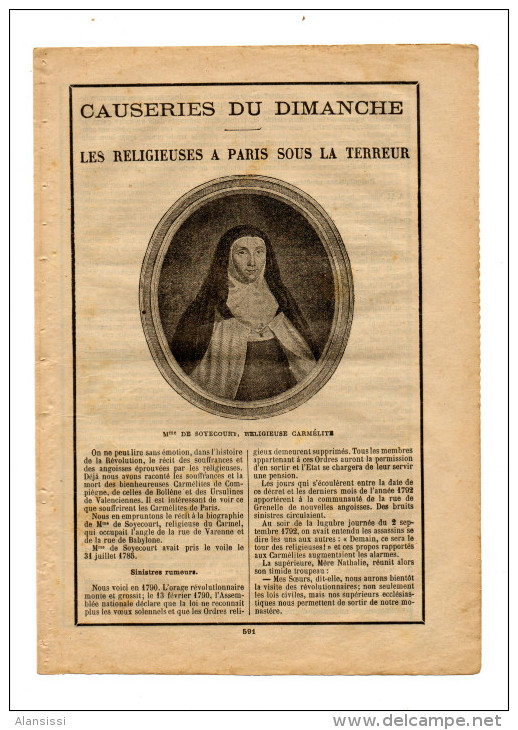 Personnages sous la révolution 9  FASCICULES  CAUSERIES DU DIMANCHE Petits fascicules de 4 pages sur des thèmes variés