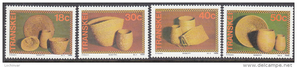 TRANSKEI, 1989 POTTERY 4 MNH - Transkei