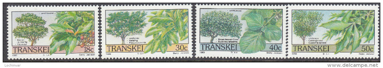 TRANSKEI, 1989 TREES 4 MNH - Transkei