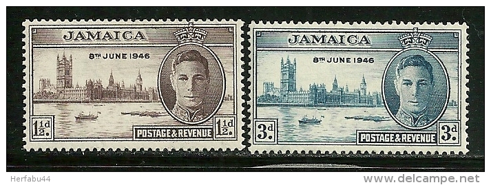 Jamaica          "Peace    " Set    SC# 136-37   Mint - Jamaïque (...-1961)