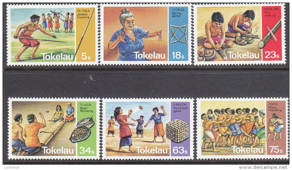 TOKELAU, 1983 PASTIMES 6 MLH - Tokelau