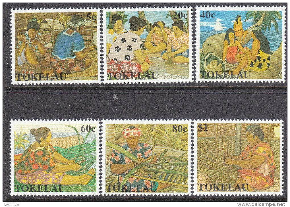 TOKELAU, 1990 WOMENS ART 6 MNH - Tokelau