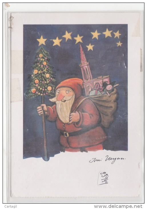 CPM GF  - Thèmes - Illustrateur  Tomi Ungerer - Noël Et Strasbourg ( Présence De Bandes Adhésives)-Envoi Gratuit - Ungerer