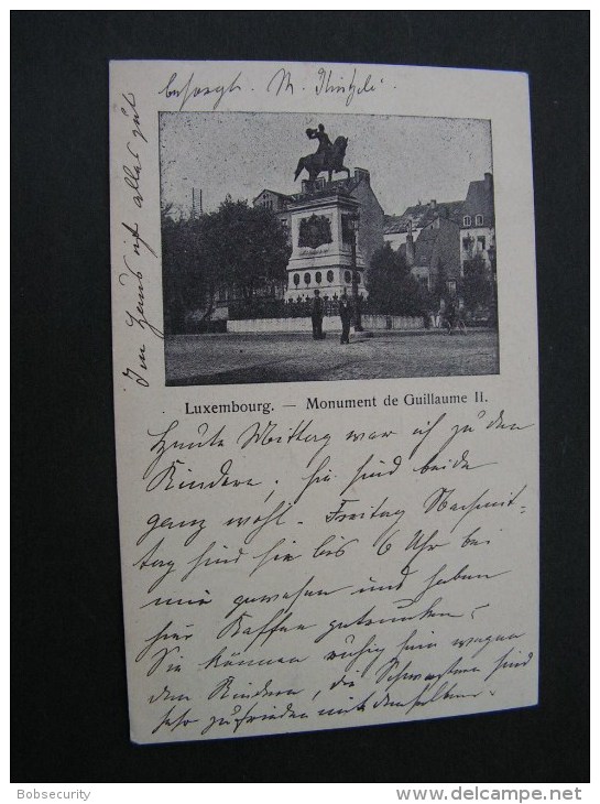 == Luxemburg Gare 1904 Nach Fluellen - Monument 1904 - Lussemburgo - Città