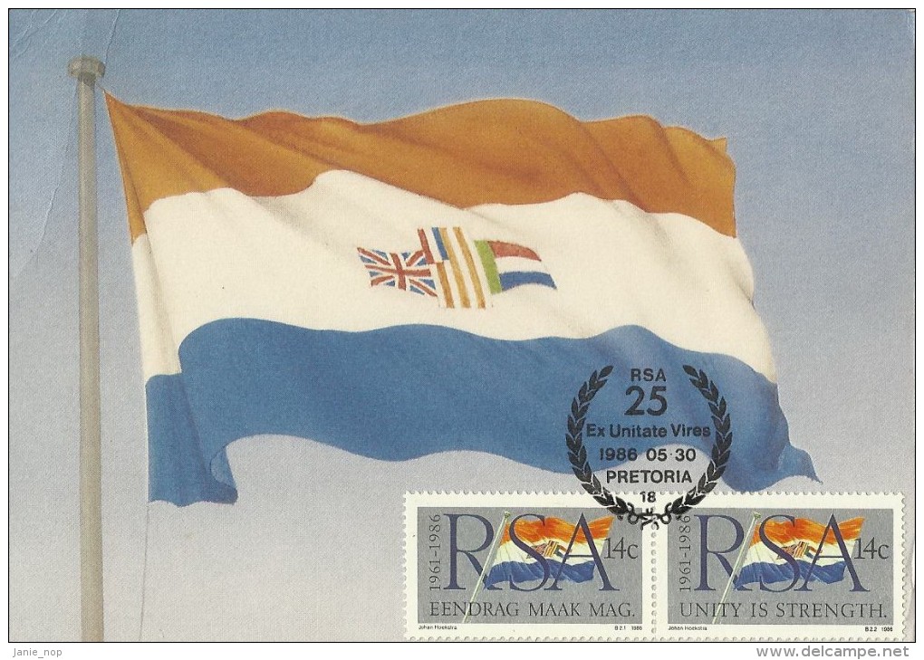 South Africa 1986 25th Anniversary Independence Maximum Card - Other & Unclassified