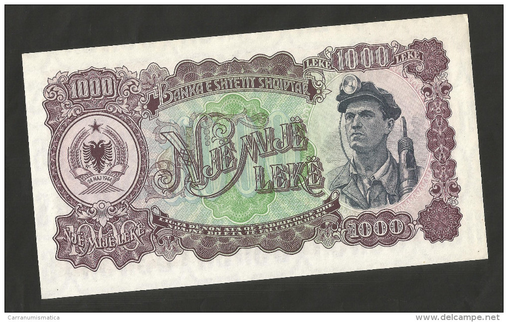 ALBANIA - 1000 LEK (1957) - Albanie