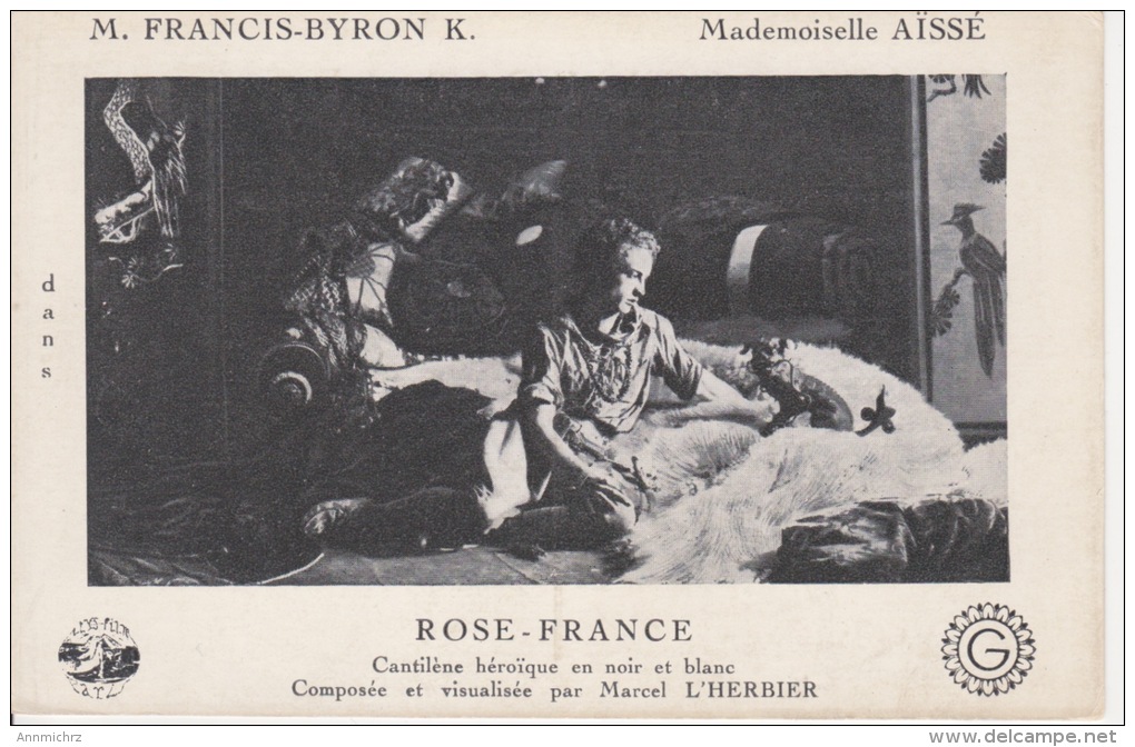 ROSE-FRANCE FRANCIS BYRON MLLE AISSE  MARCEL L´HERBIER - Autres & Non Classés