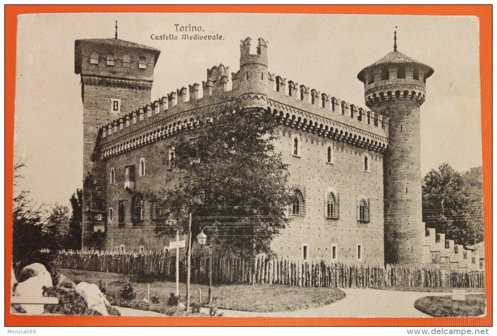 Torino 1911 - Cartolina Viaggiata - Castello Medievale - Autres Monuments, édifices