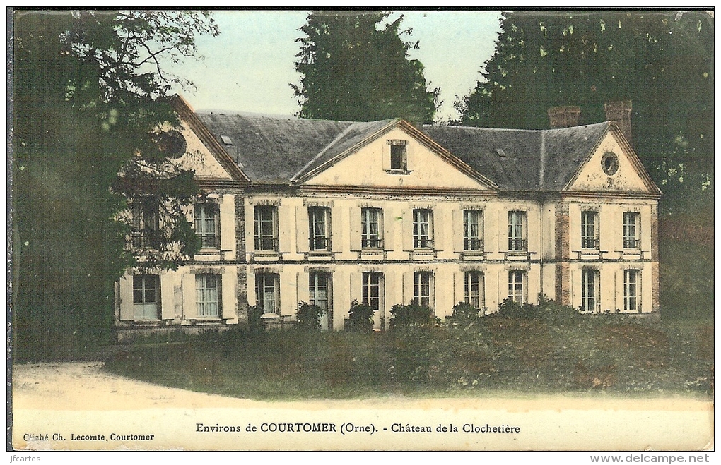61 - Environs De COURTOMER - Château De La Clochetière - Carte Glacée - Courtomer