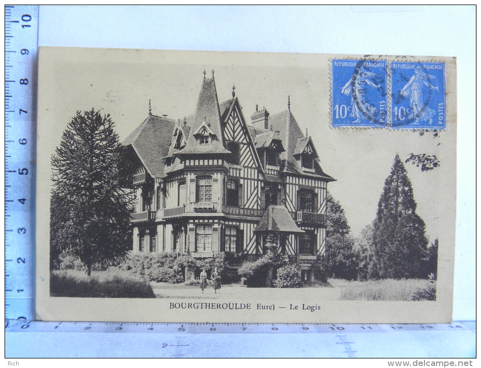 CPA (27) Eure - BOURGTHEROULDE - Le Logis - Bourgtheroulde