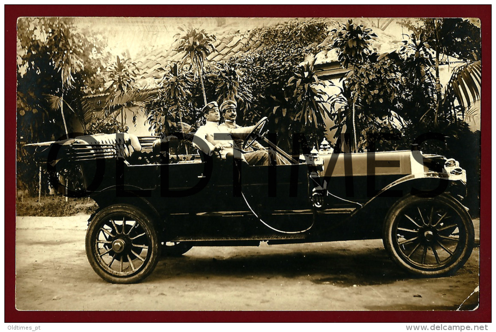 BRASIL - MINAS GERAIS - CARANDAHY - UM ASPECTO DE UM AUTOMOVEL - 1911 REAL PHOTO PC - Autres