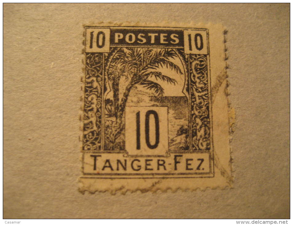 TANGER FEZ Poster Stamp Label Vignette Vi&ntilde;eta Spain Colonies Area Espa&ntilde;a Marruecos Morocco Maroc - Spanish Morocco