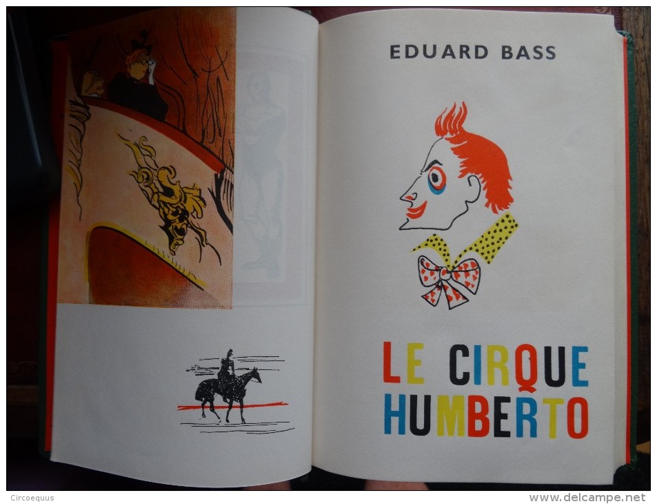 Roman Novel Le Cirqueumberto Circus Edward Bass En 2 Volumes - Divertissement