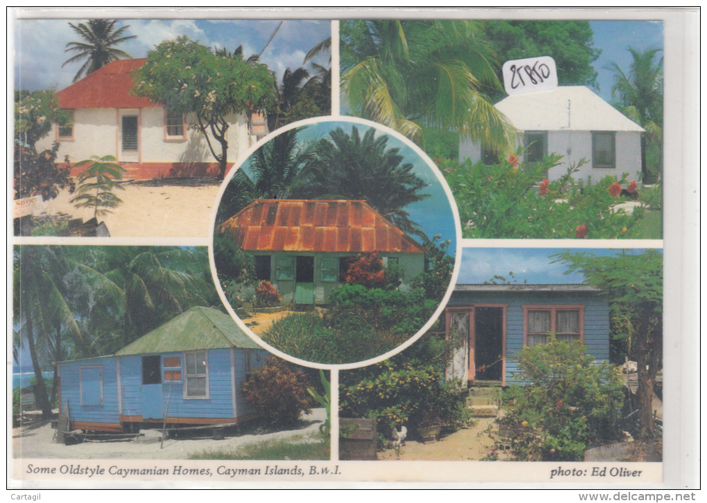 CPM GF -25850- Iles Cayman - Multivues  - Multivues Maisons Locales-Envoi Gratuit - Cayman Islands